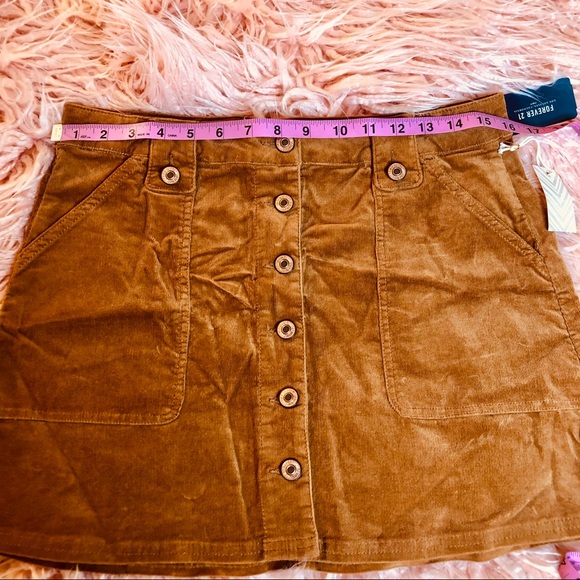 🎉 HP 🎉 NWT Camel color Corduroy Skirt 🐪✨ - Picture 9 of 10